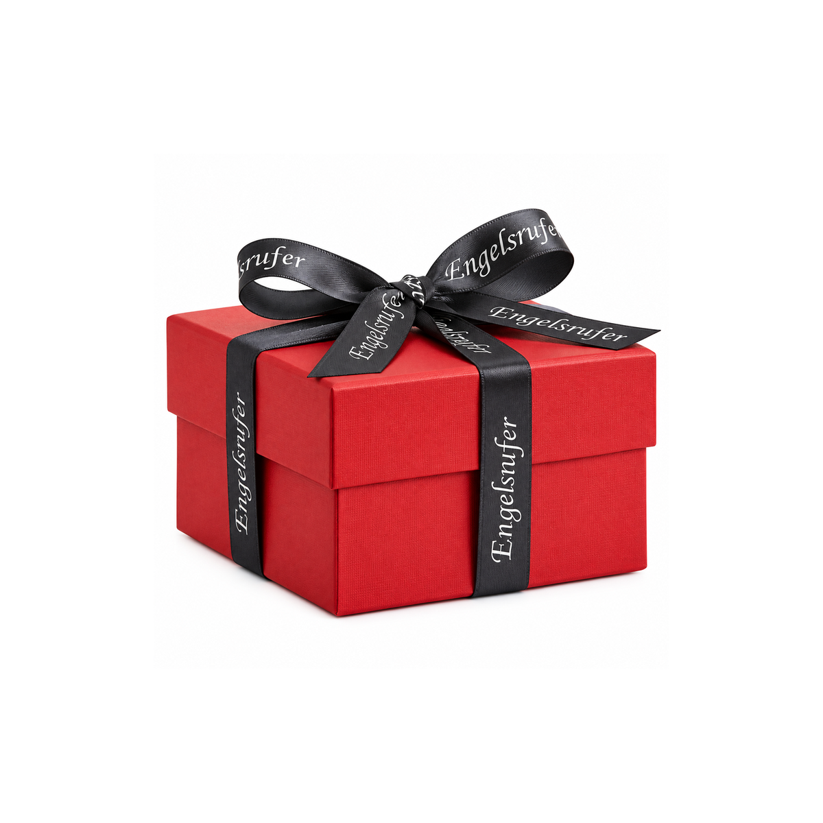 Engelsrufer gift box red with black ribbon