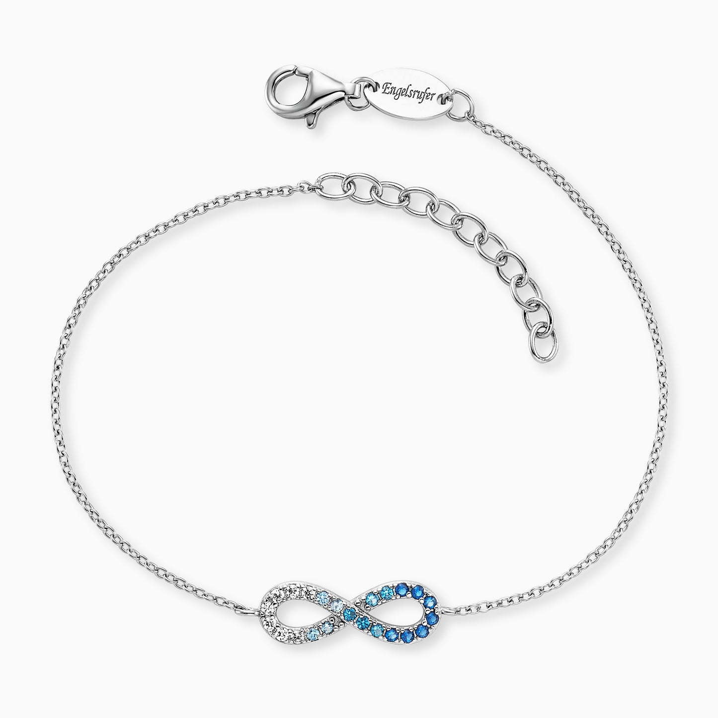 Armband 925er Silber Infinity Ocean mit Zirkonia Multicolor