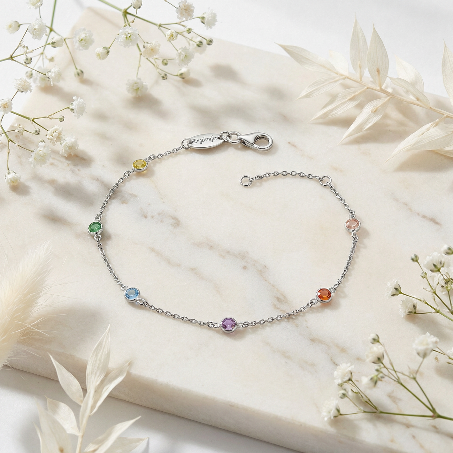 Armband 925er Silber Moonlight mit Zirkonia Multicolor silber · multicolor