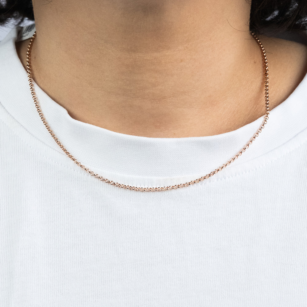 Engelsrufer rose gold pea necklace for women in various sizes