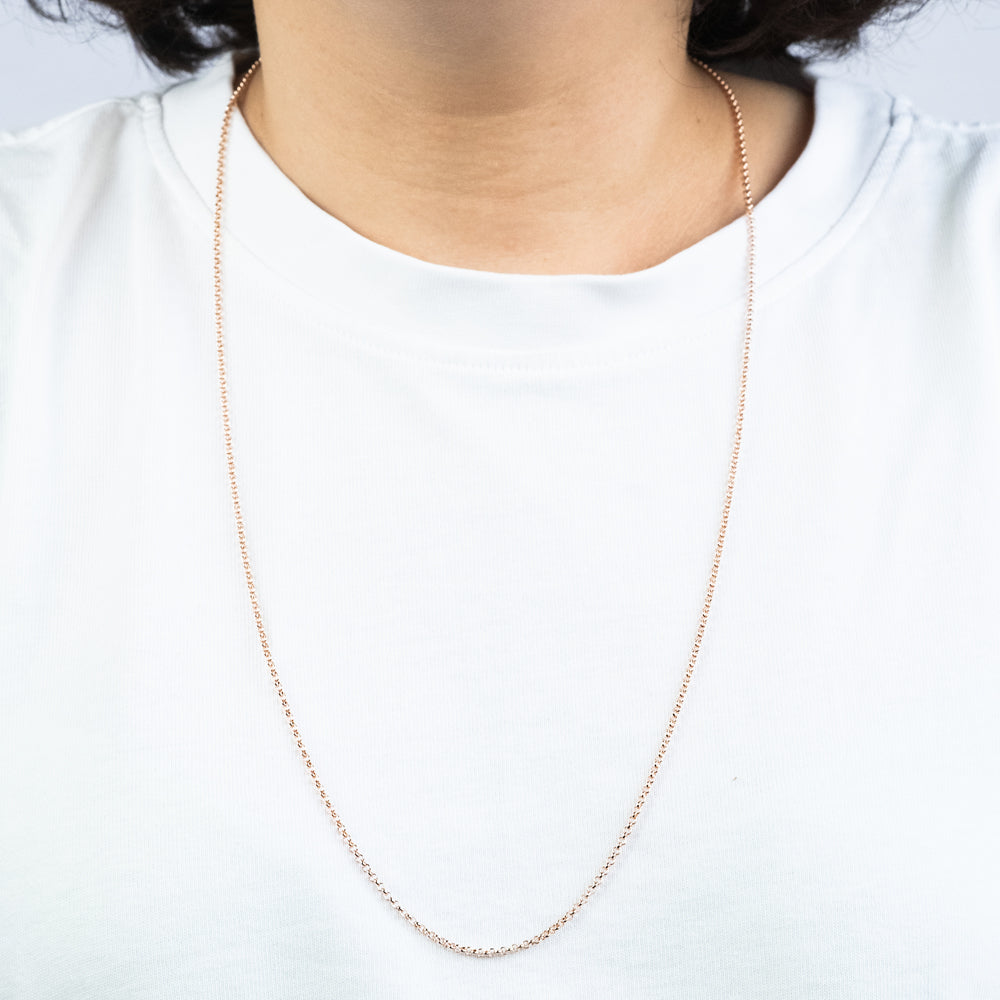 Engelsrufer rose gold pea necklace for women in various sizes