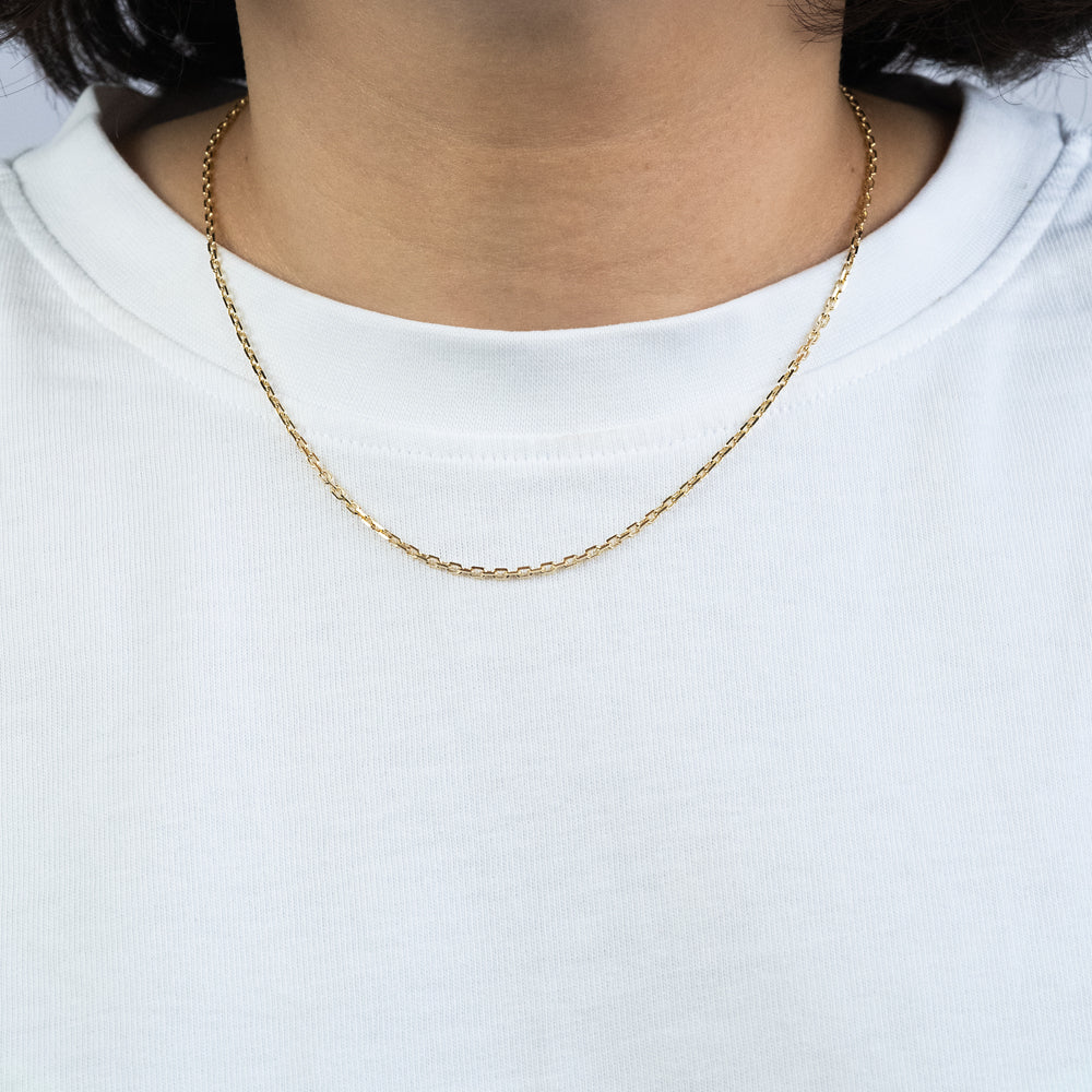 Engelsrufer women's anchor chain gold 43 cm