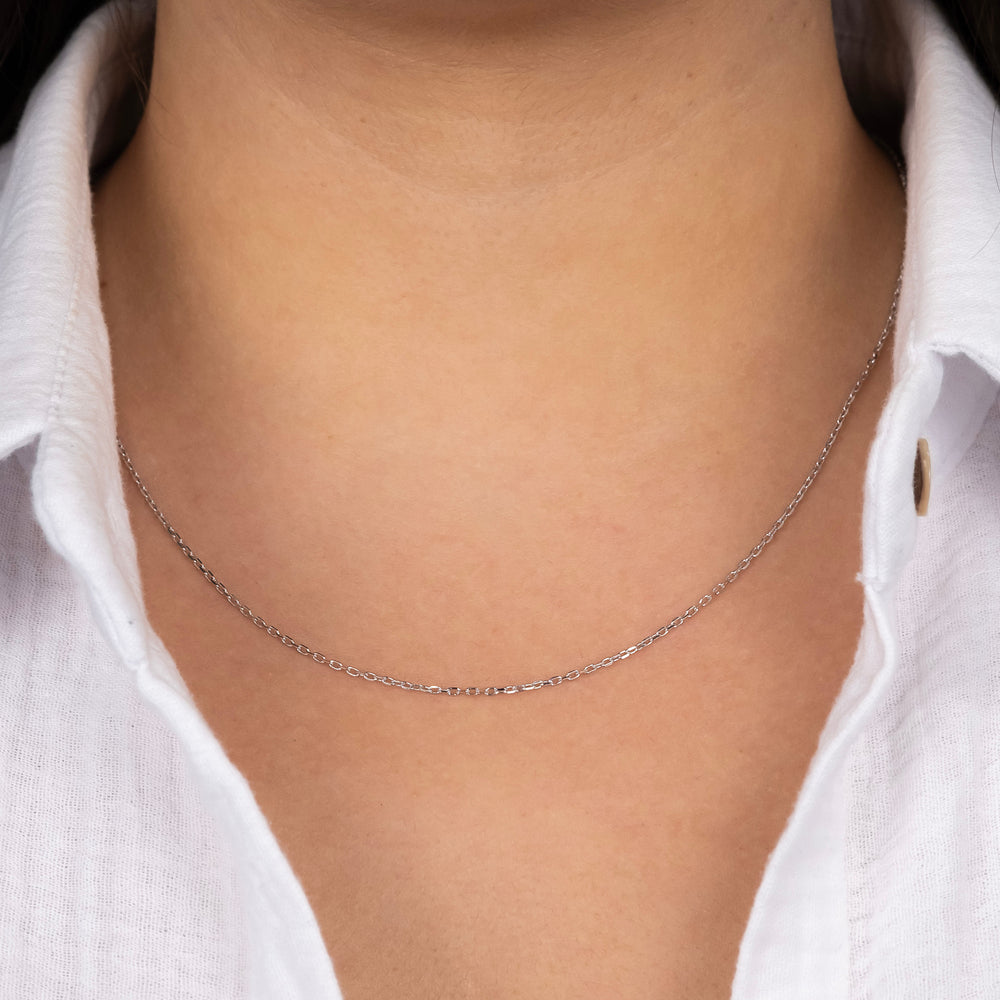 Anchor chain 925 silver 4-fold