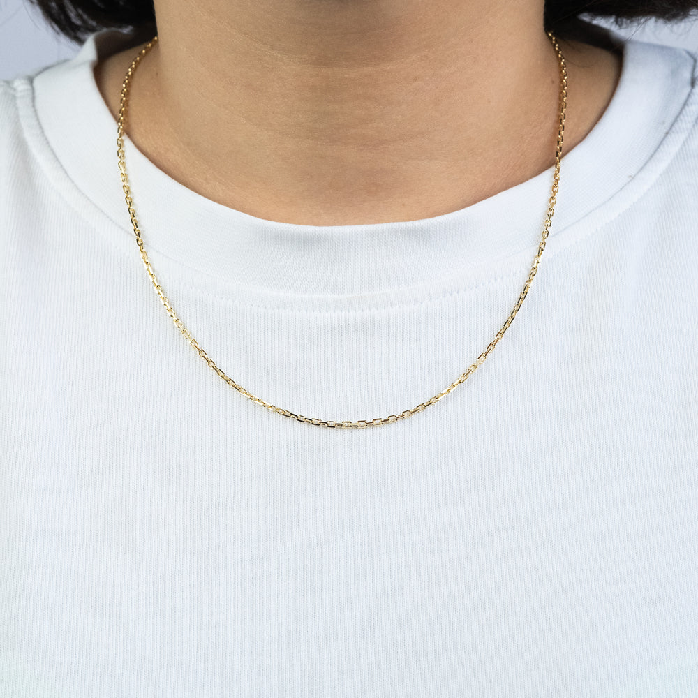 Engelsrufer women's anchor chain gold 48 cm