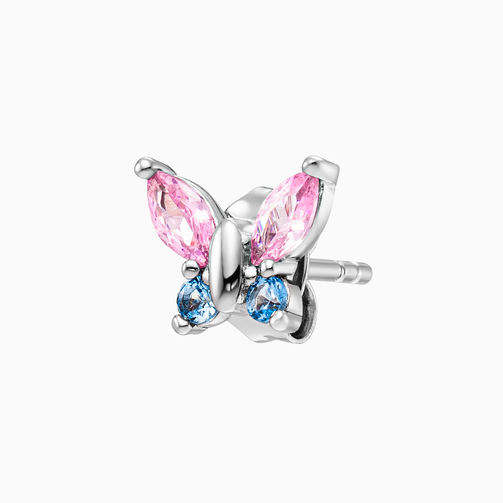 Engelsrufer children's earrings girls butterfly with zirconia multicolor