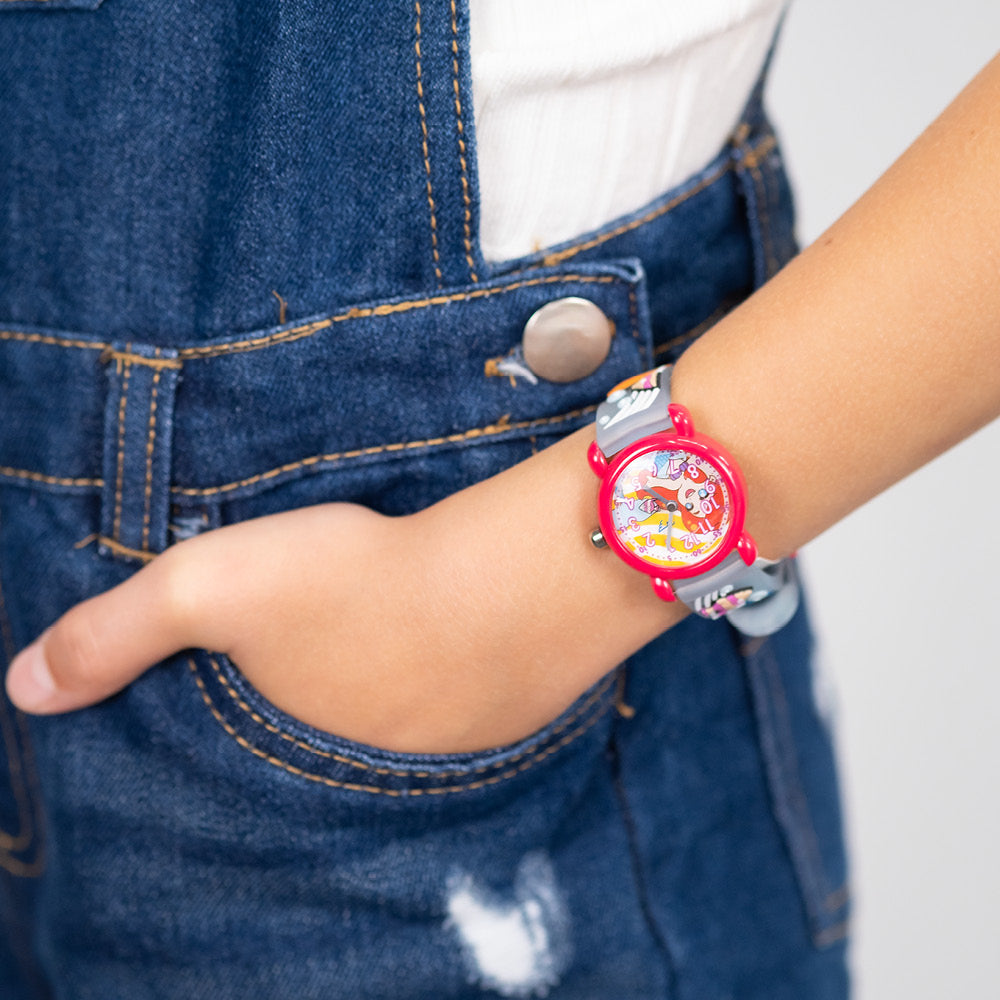 Herzengel Kinder Uhr Meerjungfrau für Mädchen inkl. Schlampermäppchen
