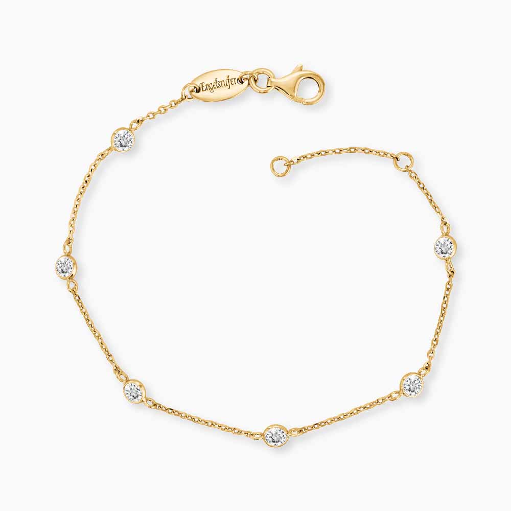 Bracelet 925 silver Moonlight with zirconia