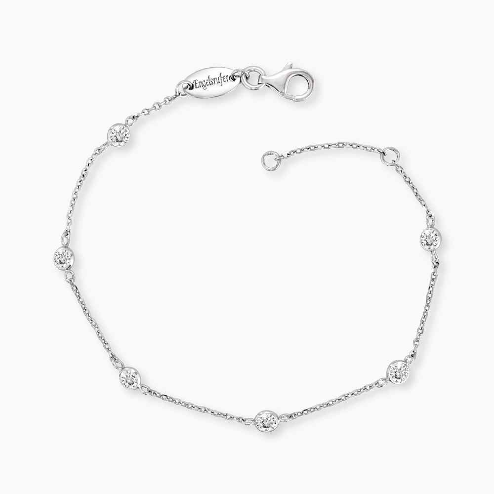 Bracelet 925 silver Moonlight with zirconia
