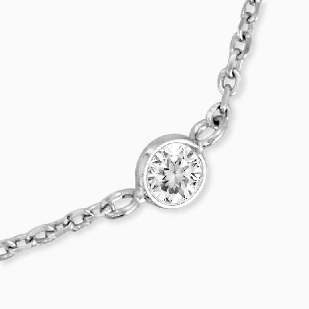 Bracelet 925 silver Moonlight with zirconia