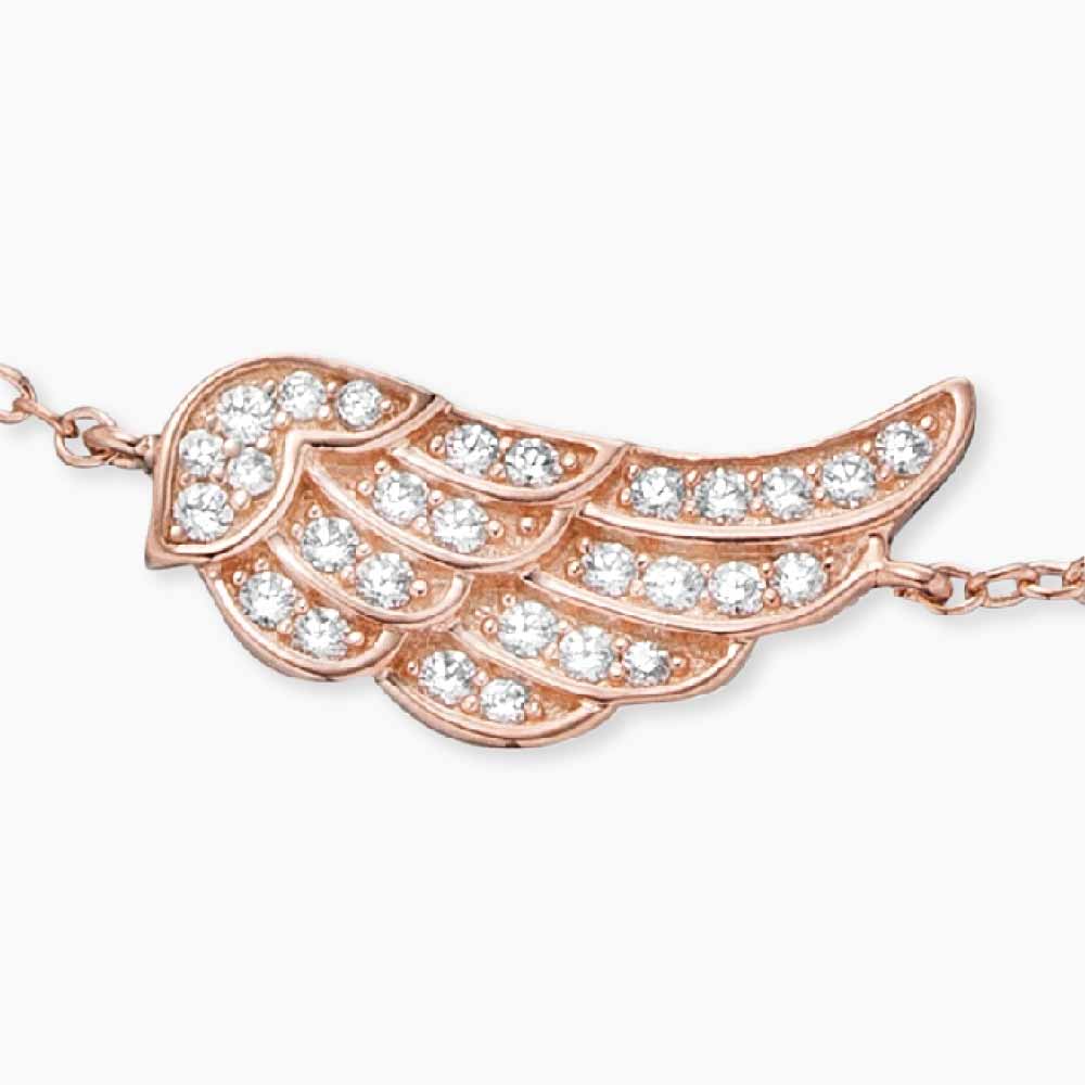 Engelsrufer women's bracelet wings with zirconia silver / gold / rose