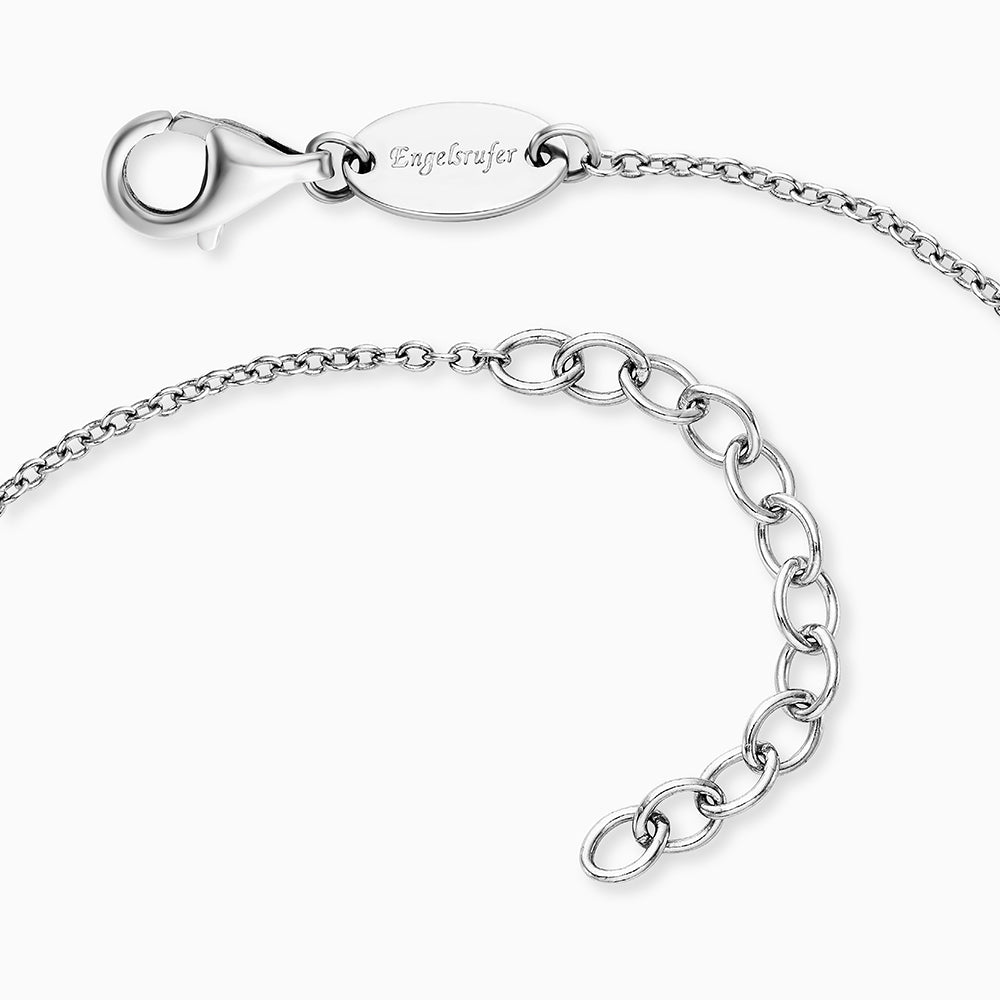 Armband 925er Silber Rose Perlmutt Weiß