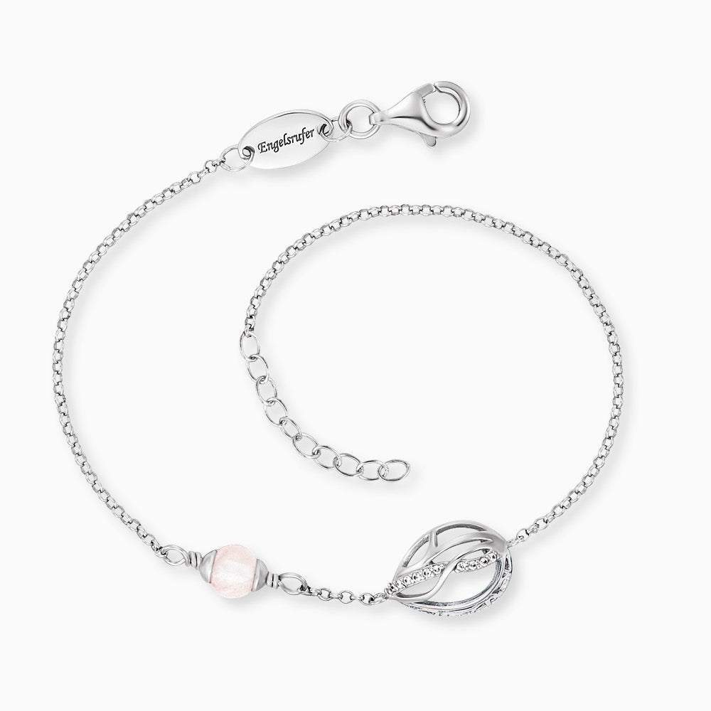 Engelsrufer women's bracelet Tear of Heaven with Flower of Life silver with zirconia
