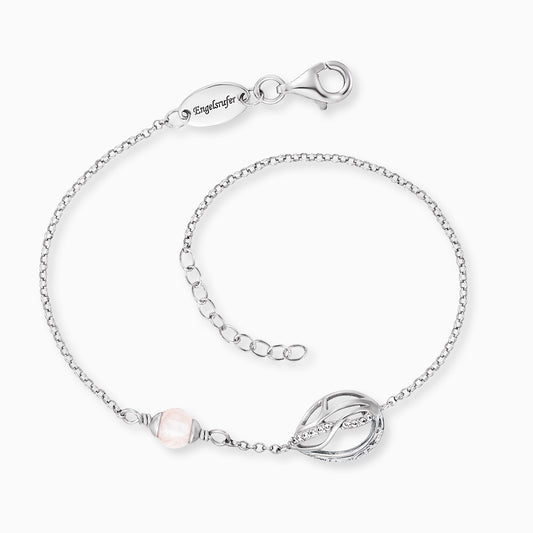 Armband 925er Silber Himmelsträne Lebensblume mit Zirkonia