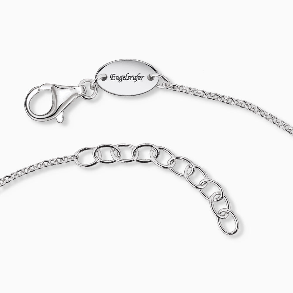 Armband 925er Silber Flügel Duo Bicolor