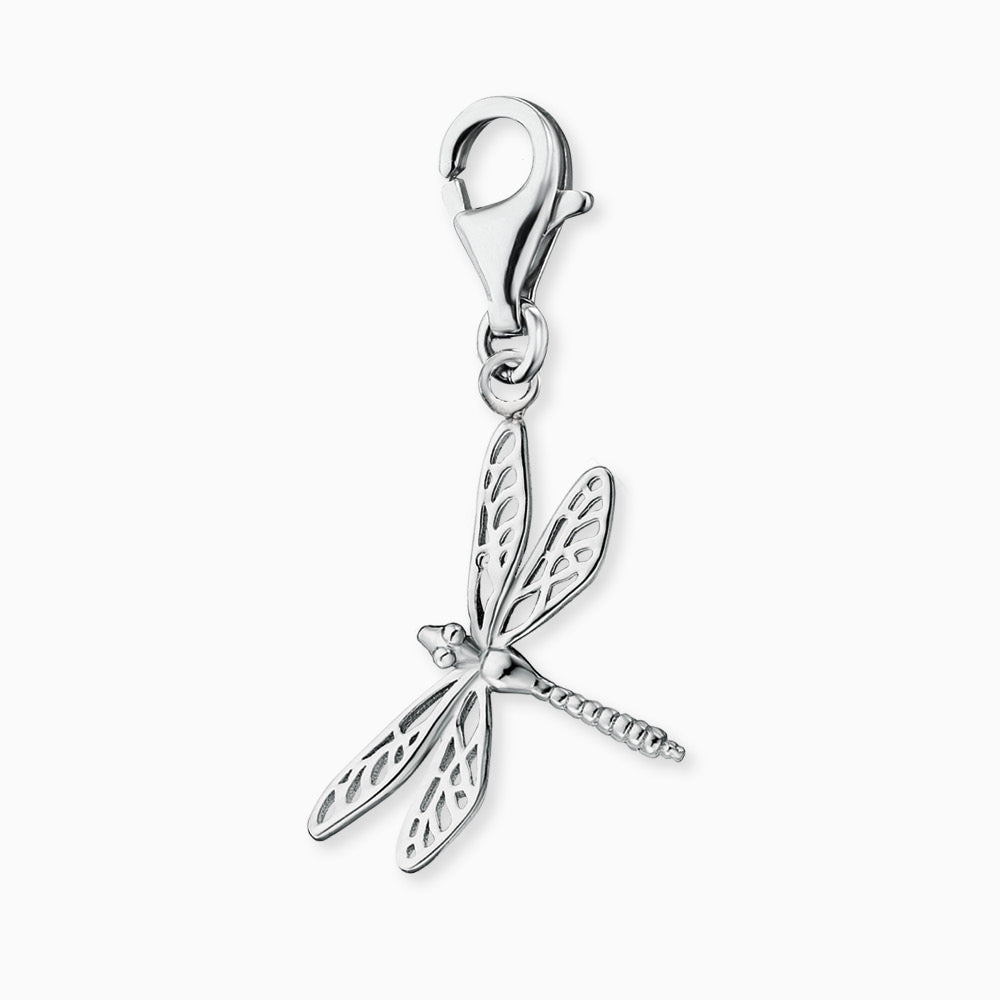 Charm 925er Silber Libelle