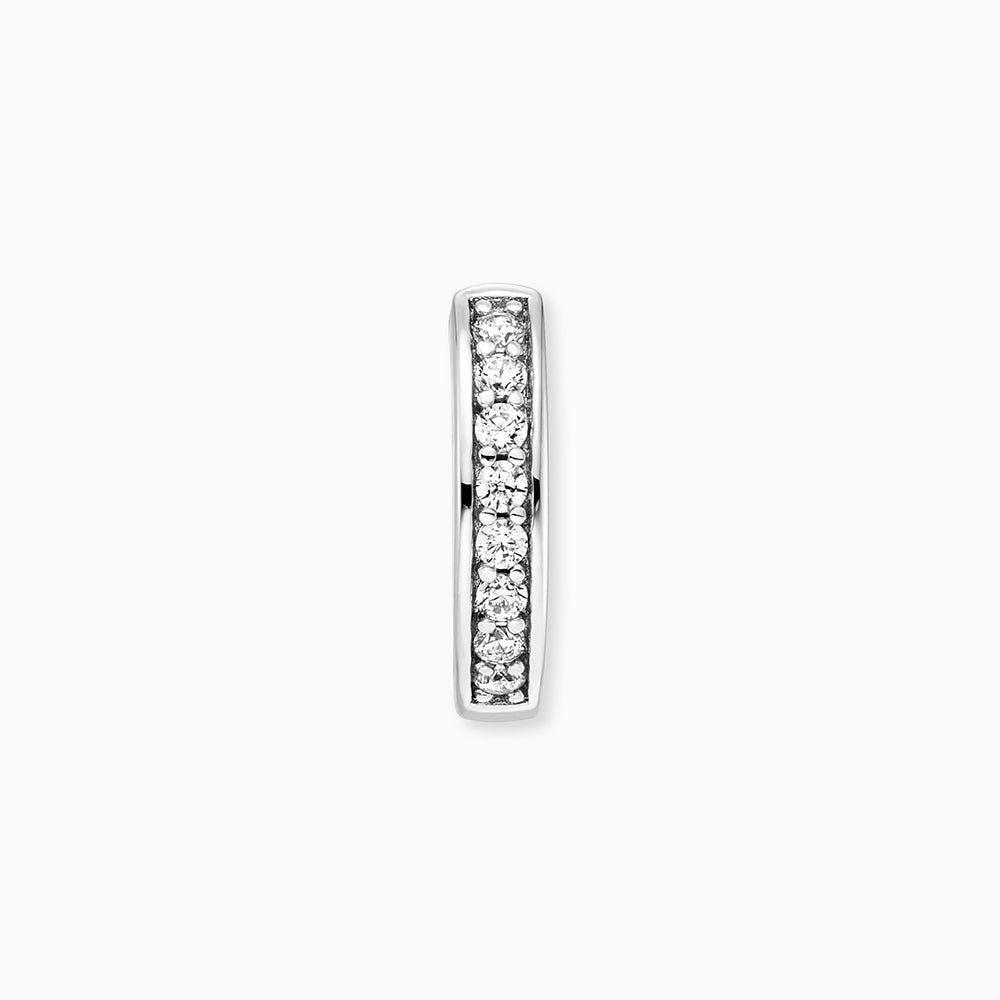 Creole 925er Silber Emma mit Zirkonia