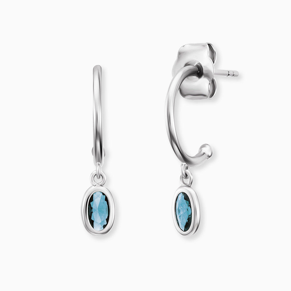 Creole 925er Silber Joy Nature mit Zirkonia Türkis