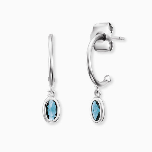 Creole 925er Silber Joy Nature mit Zirkonia Türkis