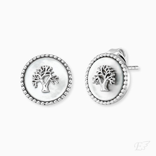 Ohrstecker 925er Silber Lebensbaum
