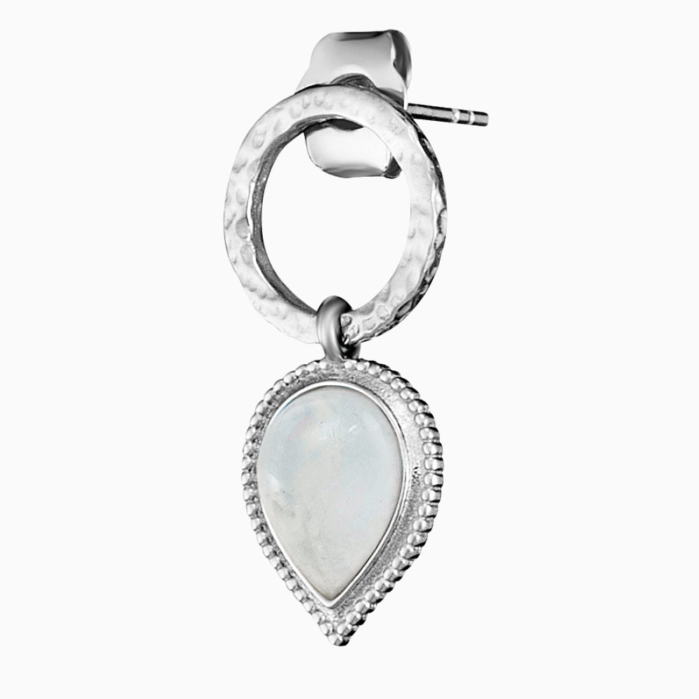 Ohrstecker 925er Silber Pure Moon mit Mondstein