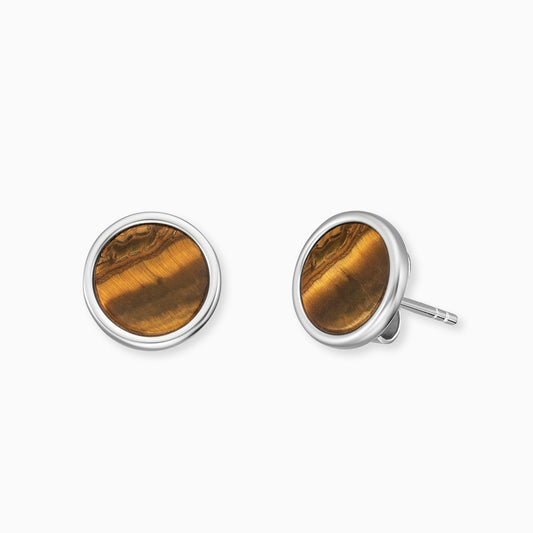 Engelsrufer women's earrings plug tiger eye power stone