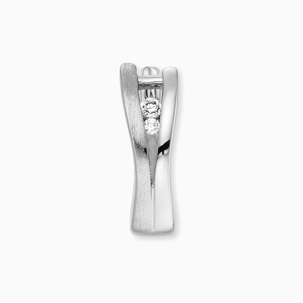 Creole 925er Silber Xena mit Zirkonia