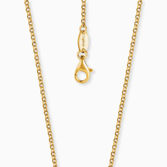 Pea chain 925 silver gold
