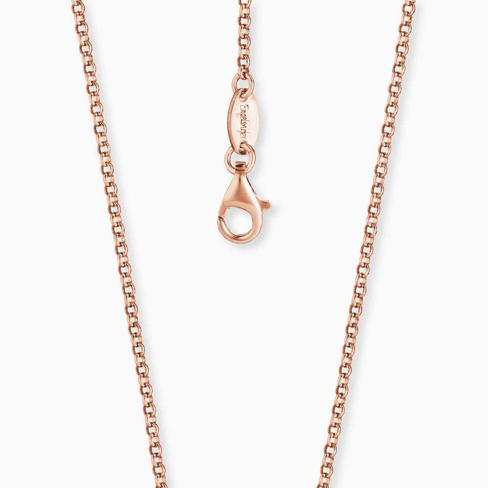 Pea chain 925 silver rose gold