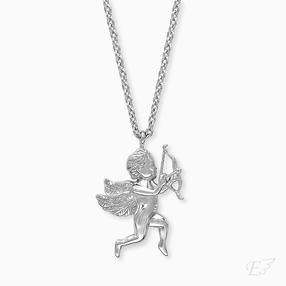 Engelsrufer women's necklace silver with cupid symbol