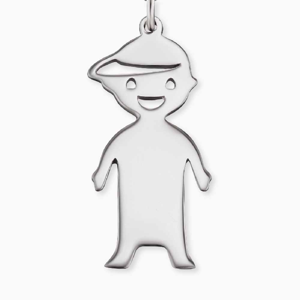 Halskette 925er Silber My Boy Gravierbar