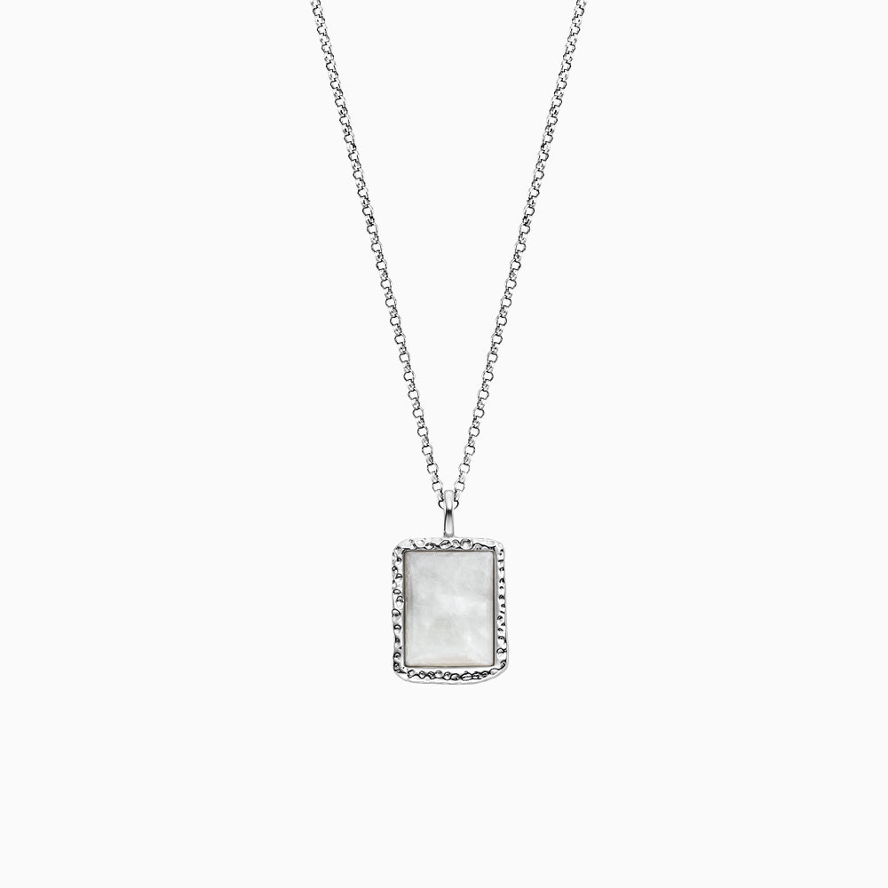 Halskette 925er Silber Pure Moon mit Mondstein