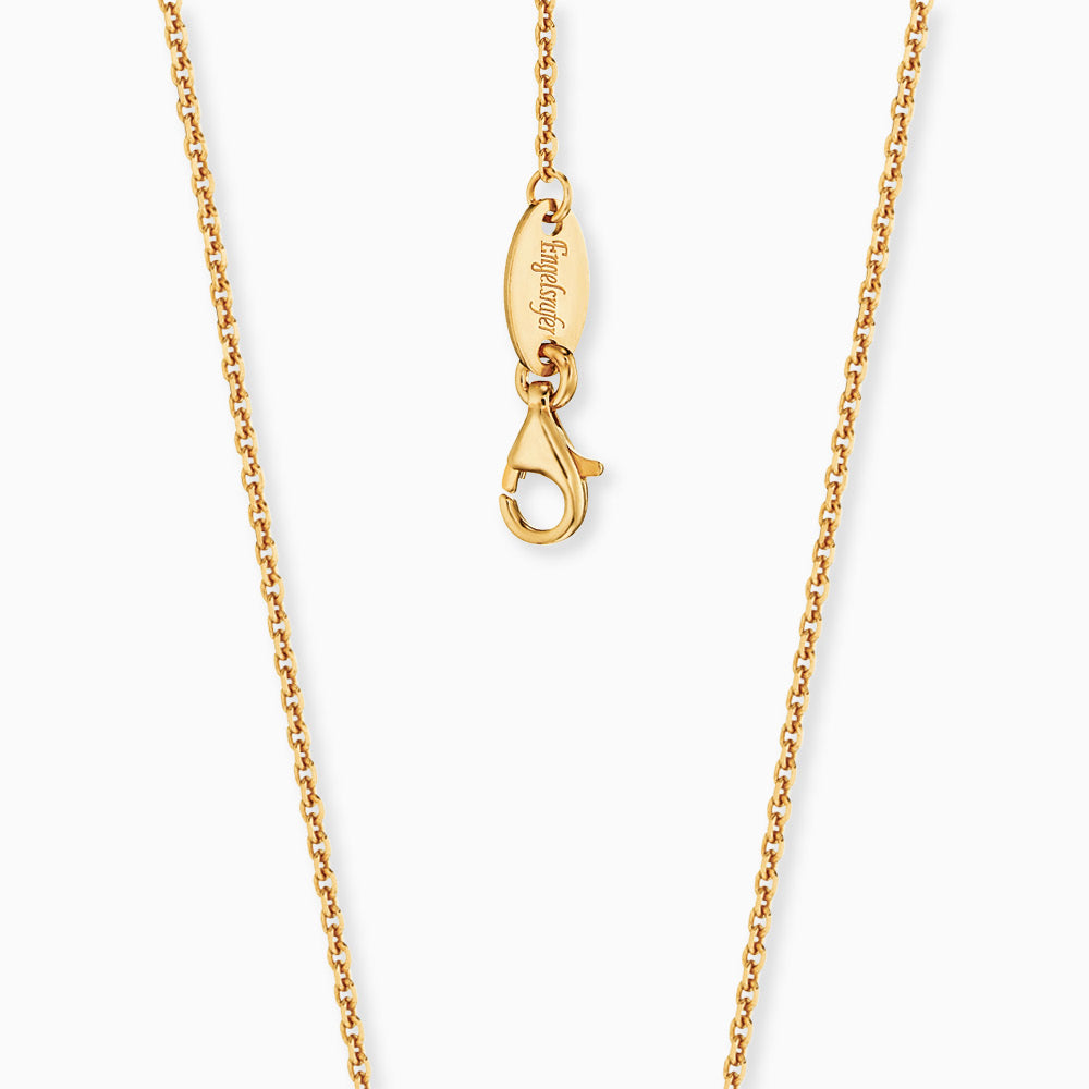 Anchor chain 925 silver 4-fold gold