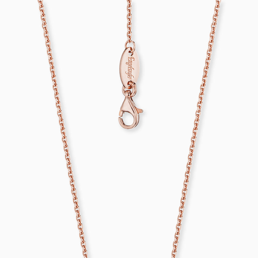 Anchor chain 925 silver 4-fold rose gold