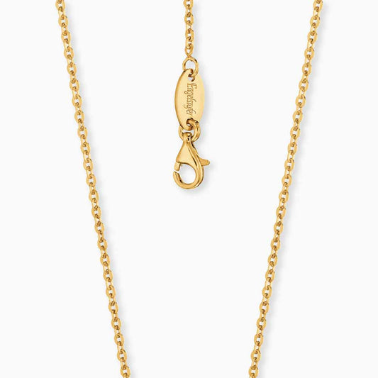 Brilliant necklace 925 silver gold