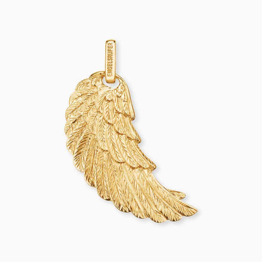 Pendant 925 silver wing gold