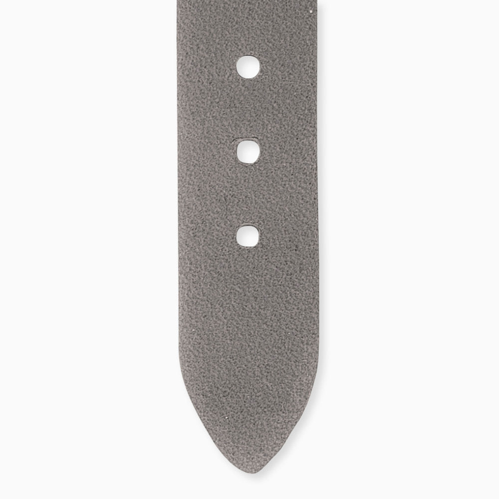 Lederarmband Grau für Uhren mit Edelstahl Verschluss 12 mm