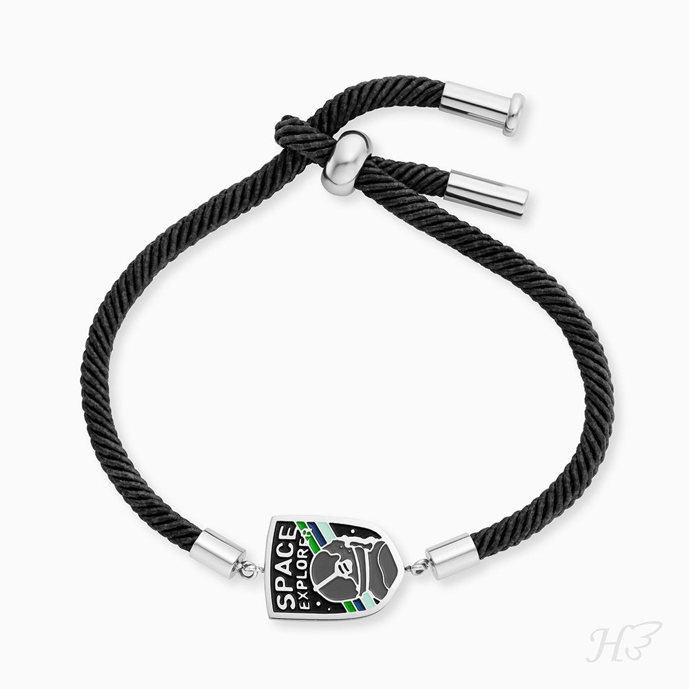 Engelsrufer children's bracelet boys stainless steel with enamel astronaut