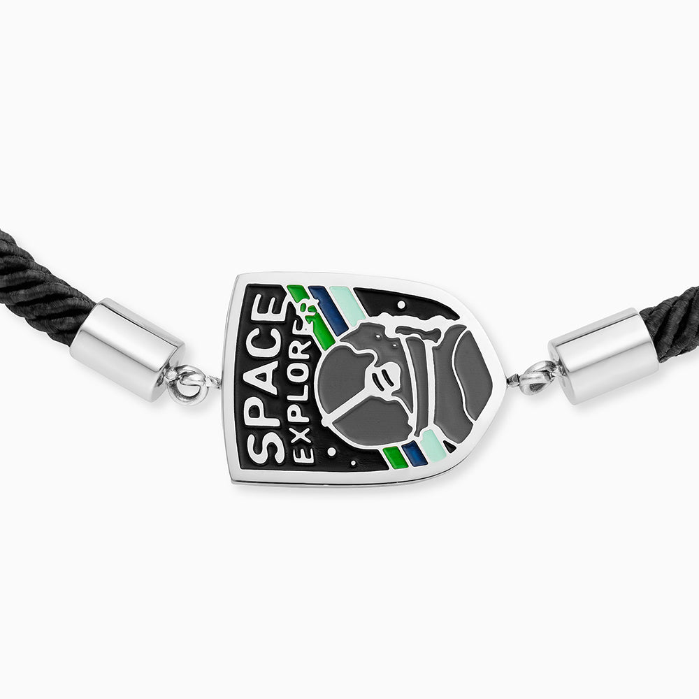 Engelsrufer children's bracelet boys stainless steel with enamel astronaut