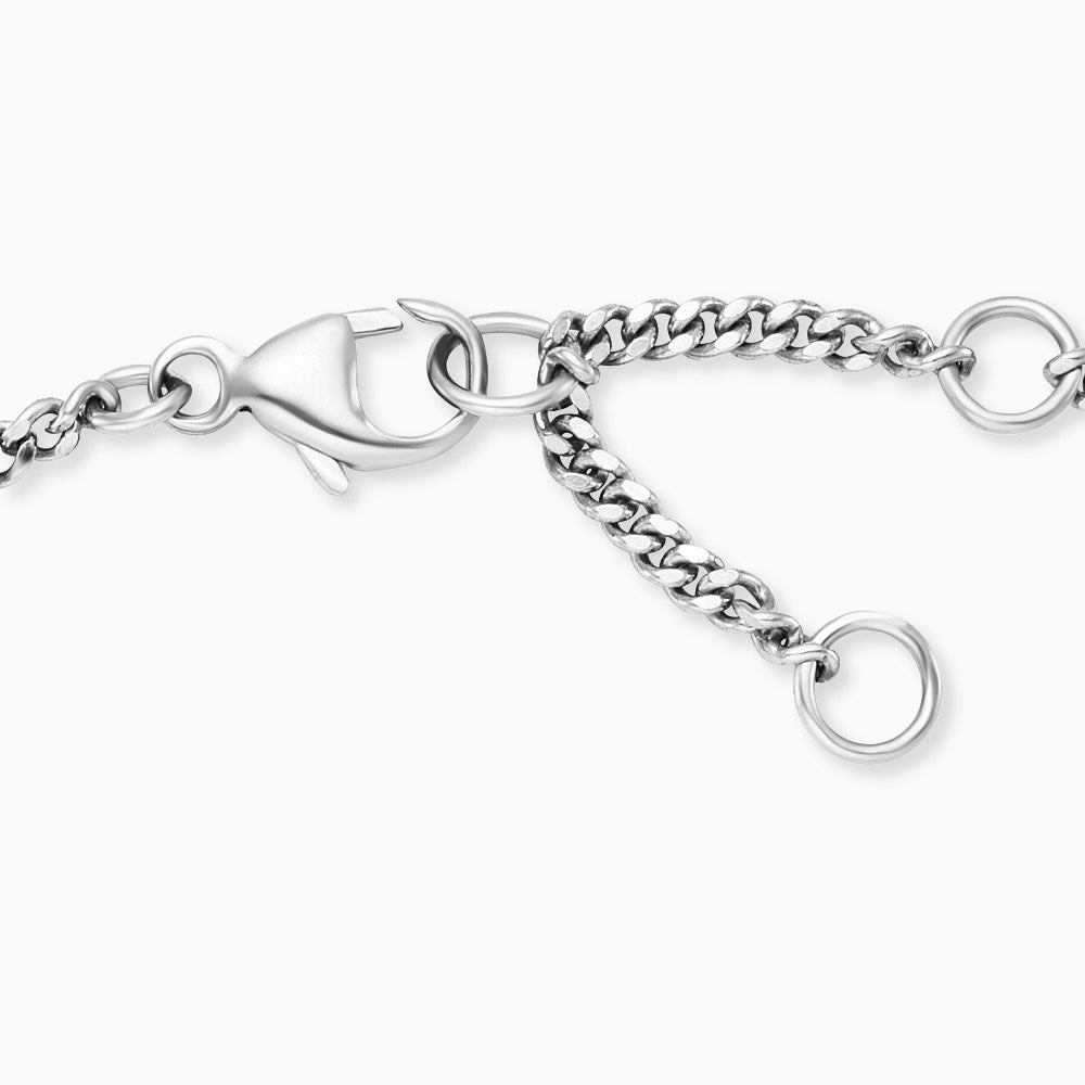 Engelsrufer children's bracelet girls silver with engraving plate and bear with heart symbol