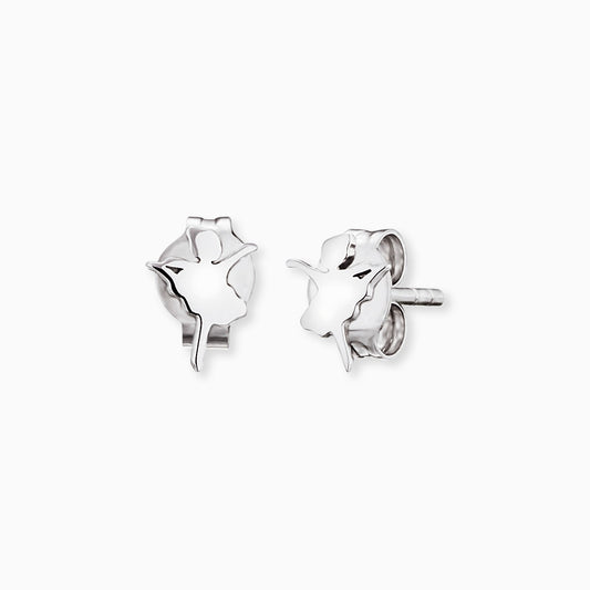 Kinder Ohrstecker 925er Silber Ballerina