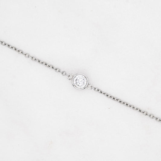 GESCHENK | bracelet with sparkling zirconia