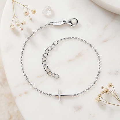 Engelsrufer women's bracelet with cross silver