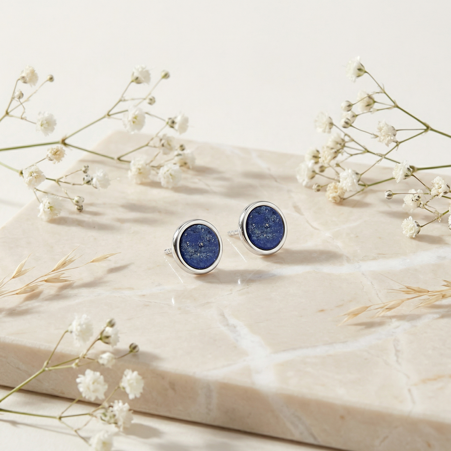 Engelsrufer ladies earrings silver with stone lapis lazuli