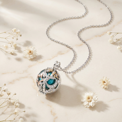 Engelsrufer women's silver necklace and pendant Heaven with zirconia in 60+5+5 cm