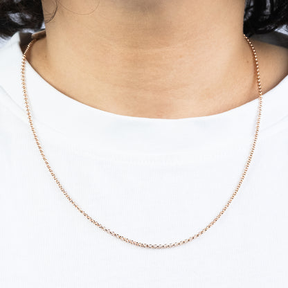 Engelsrufer rose gold pea necklace for women in various sizes