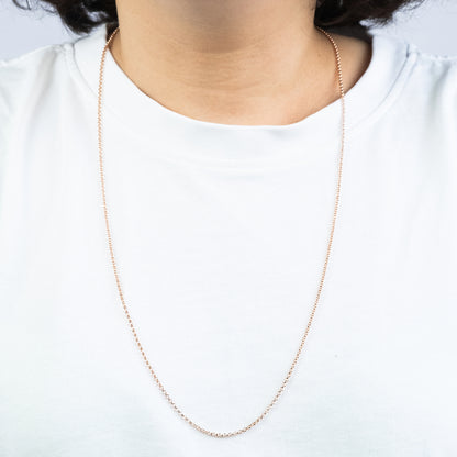 Engelsrufer rose gold pea necklace for women in various sizes