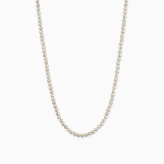 Engelsrufer anchor necklace for women in sterling silver with freshwater pearls