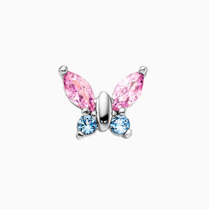 Engelsrufer children's earrings girls butterfly with zirconia multicolor