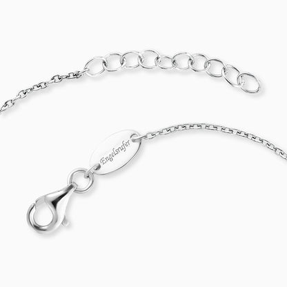 Engelsrufer Armband silber mit Feder und Schutzengel vergoldet Anhänger