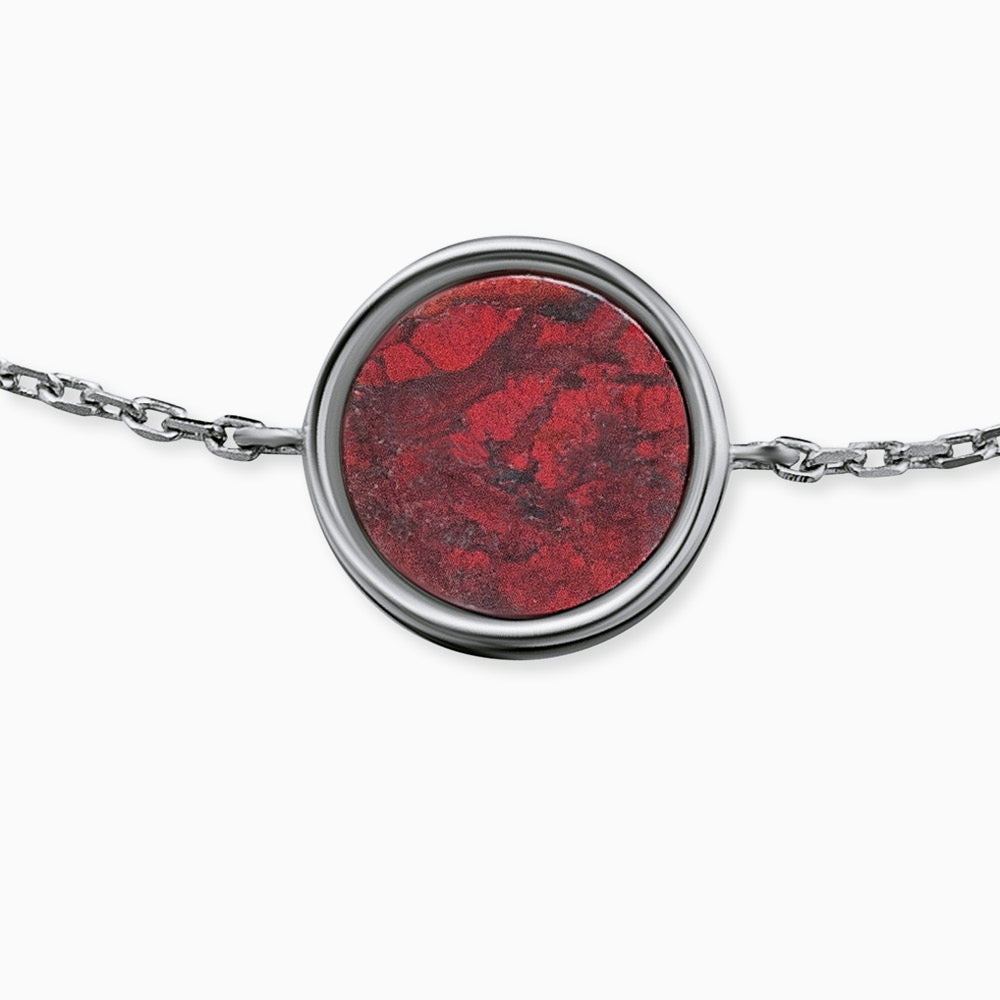 Engelsrufer women's bracelet silver with power stone Red Jasper Powerful Stone